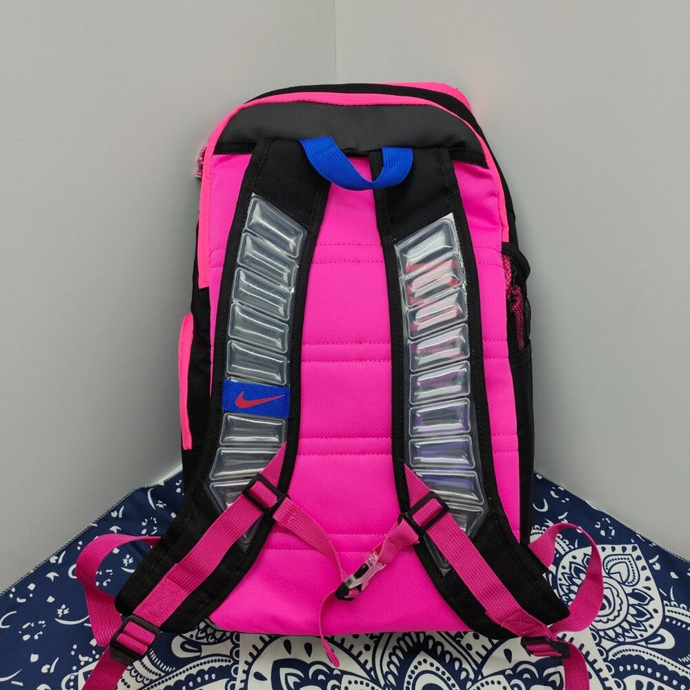 Nike Black Backpack with Pink and Purple Highlights - Picture 2 of 4